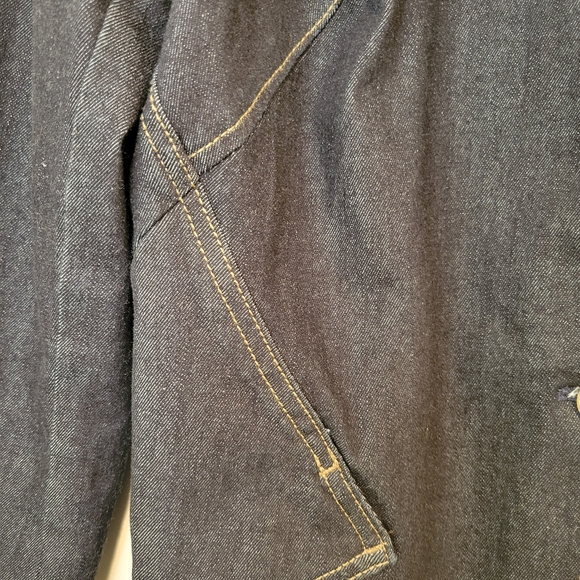 WHITE HOUSE BLACK MARKET Tailored Denim Blazer Sz 10 - Picture 5 of 12